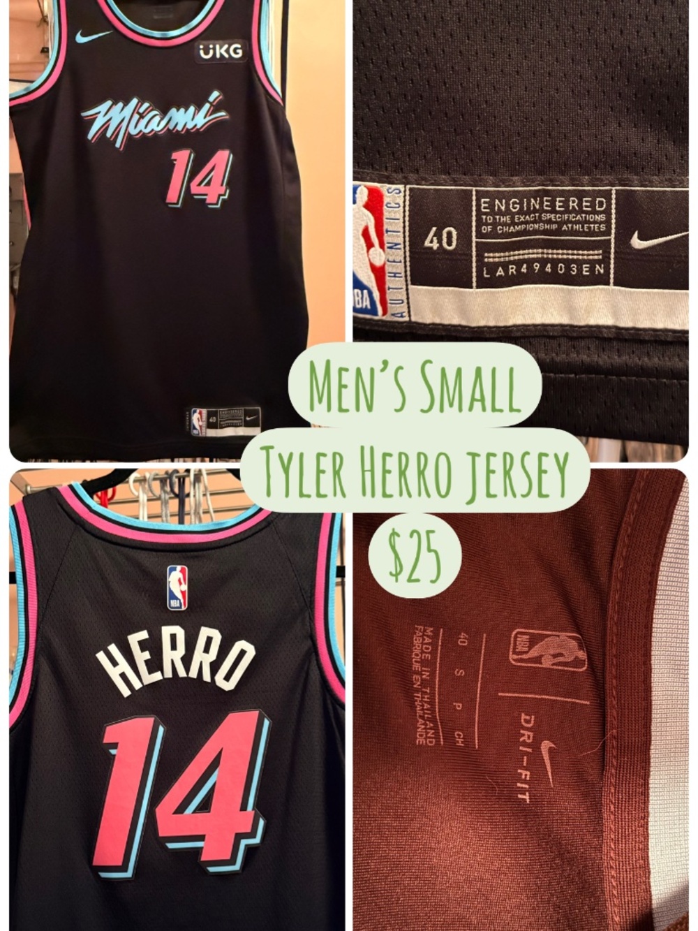 Men’s Tyler Herro Basketball Jersey